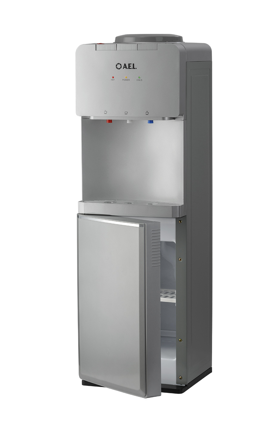 Кулер для воды LD-AEL-422c silver с шкафчиком